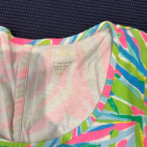 Lilly Pulitzer pink floral dress - Picture 2 of 2